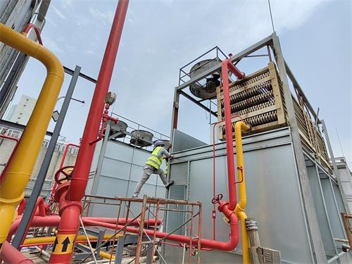 水動風機工業冷卻塔的工作原理(冷卻塔機組的工作原理圖)